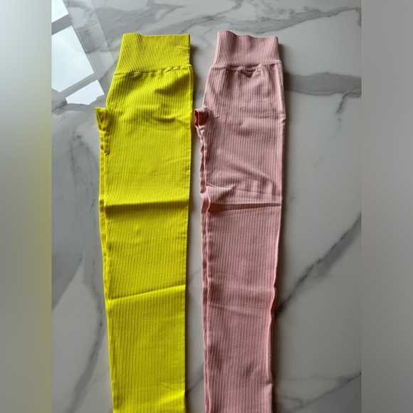 Women's 2 Piece Tracksuit Workout - plus extra Seamless High Waist Leggings - Picture 6 of 12